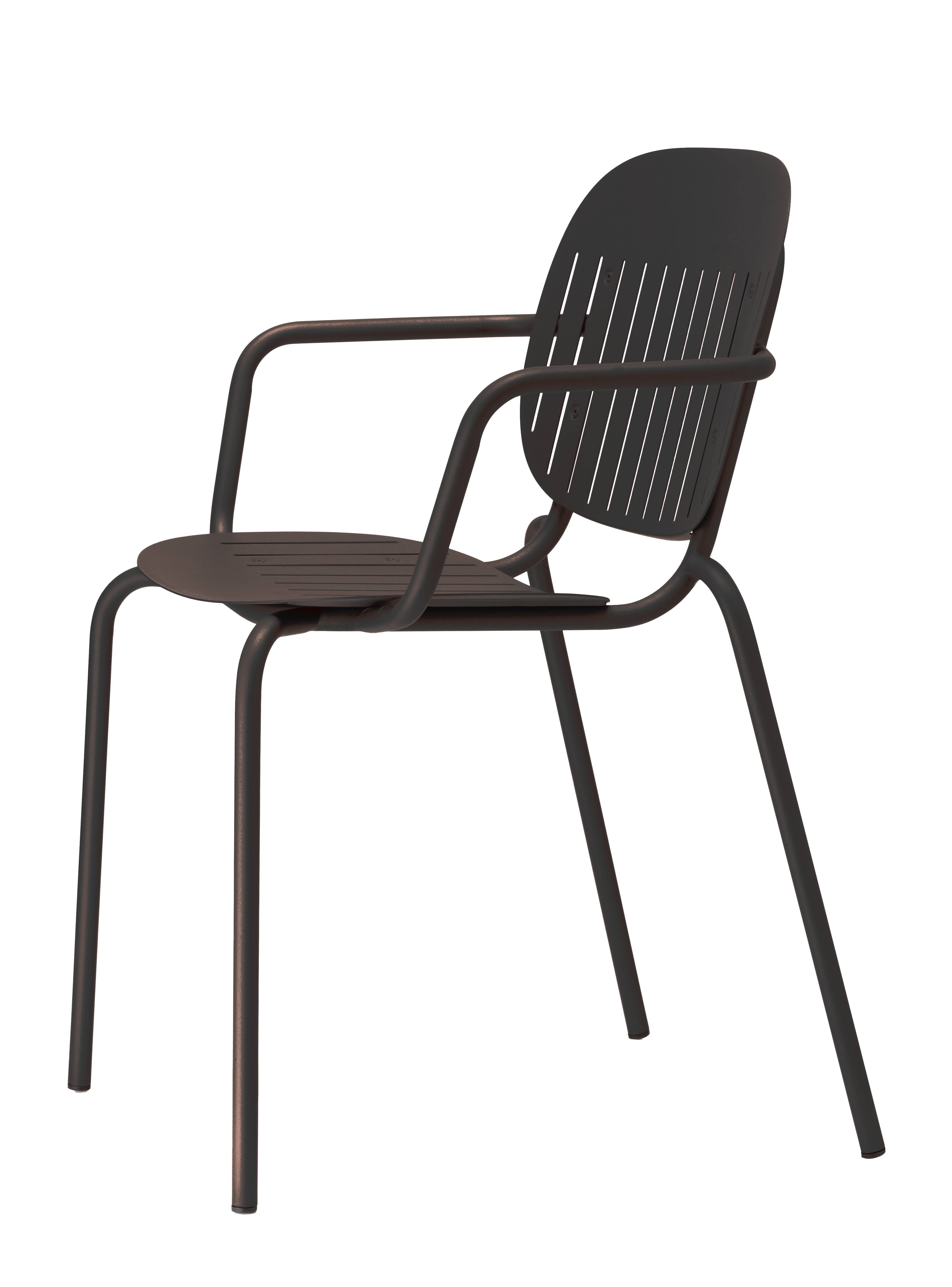 Outdoor Armlehnstuhl Si-Si Barcode anthrazit Stahl