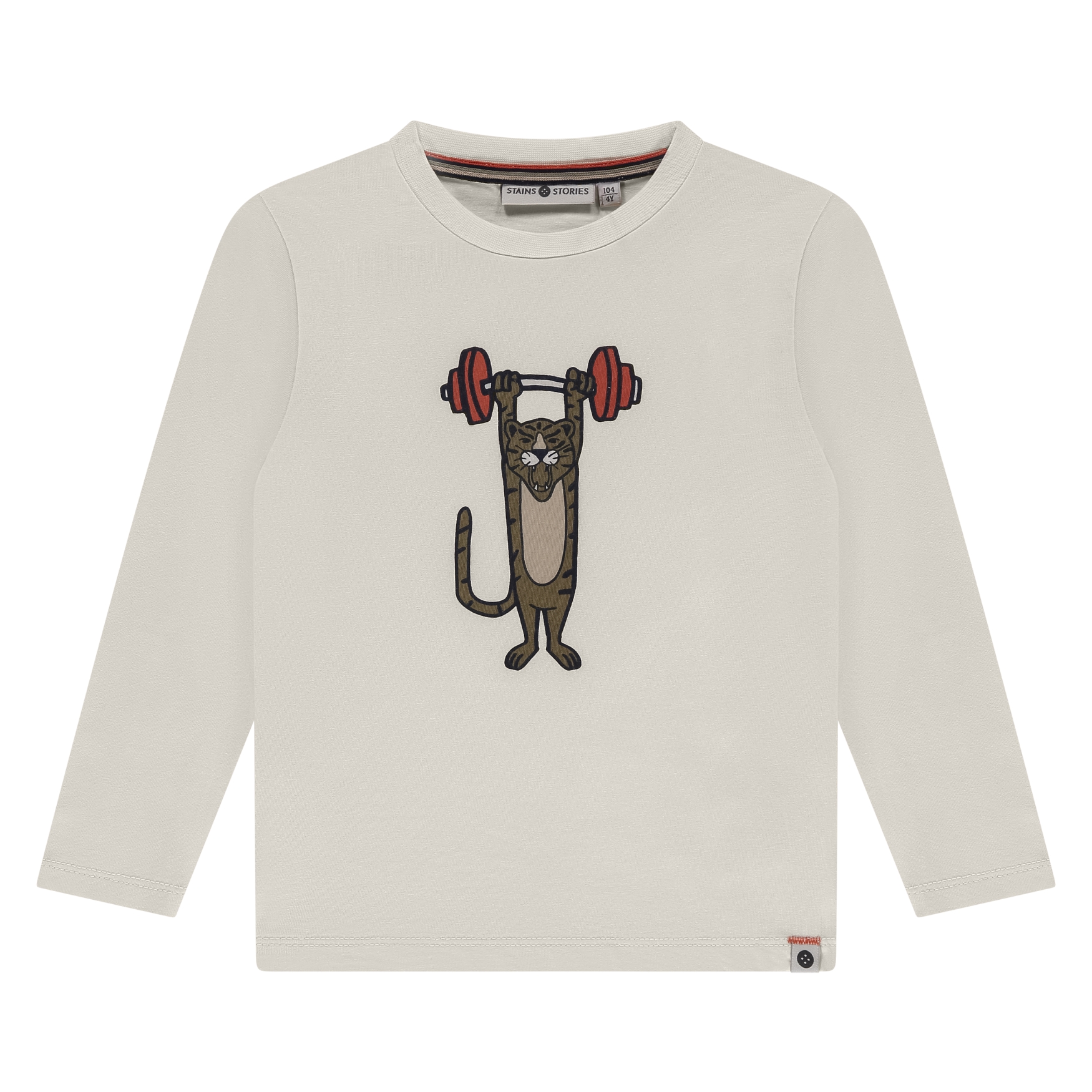 Camicia bambino a maniche lunghe Babyface in cotone bianco