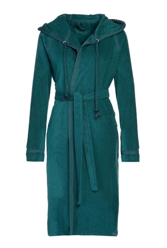 Bademantel JIVE blau Frottee