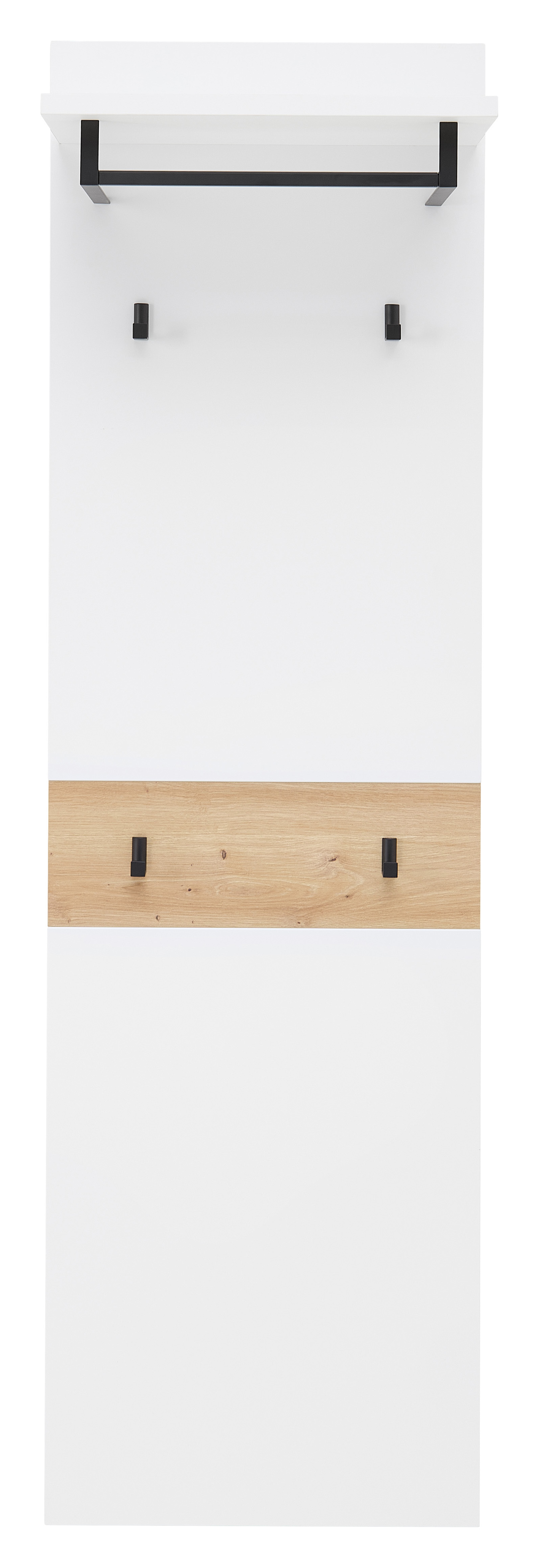 Garderobenpaneel Memphis weiß Holz