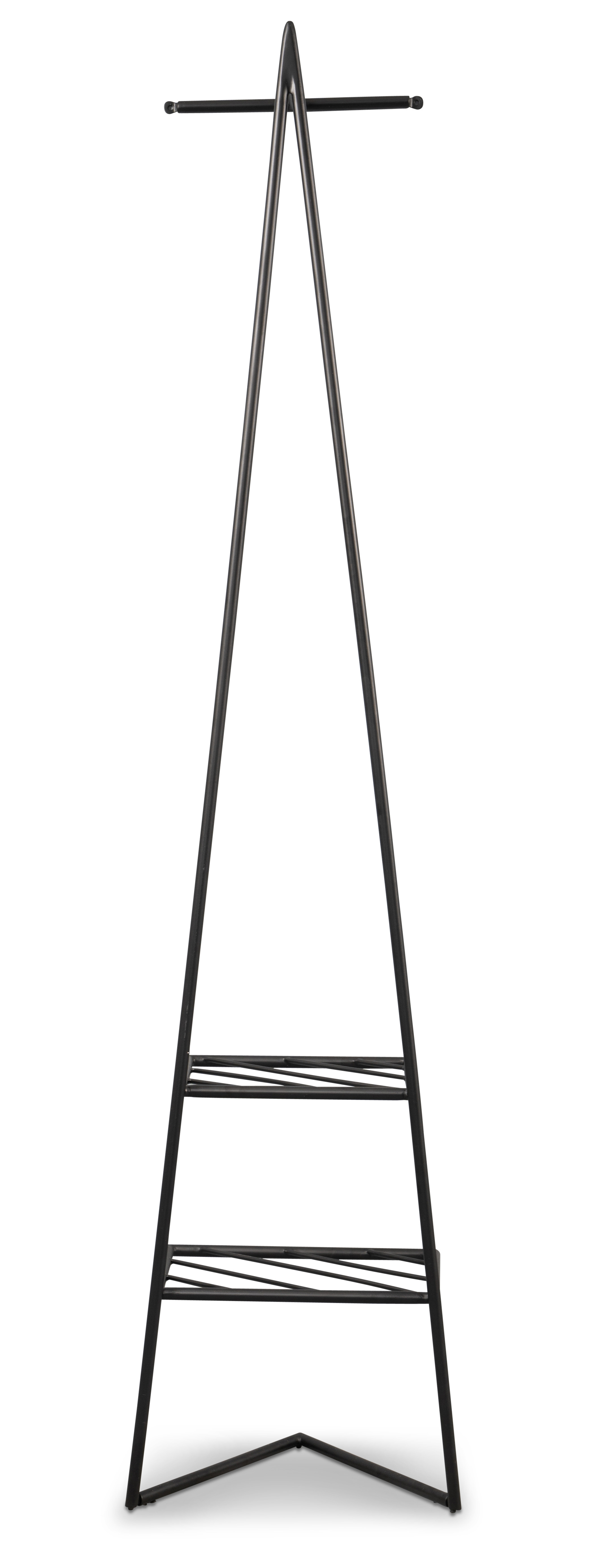 Garderobe Nizza 1 schwarz Metall