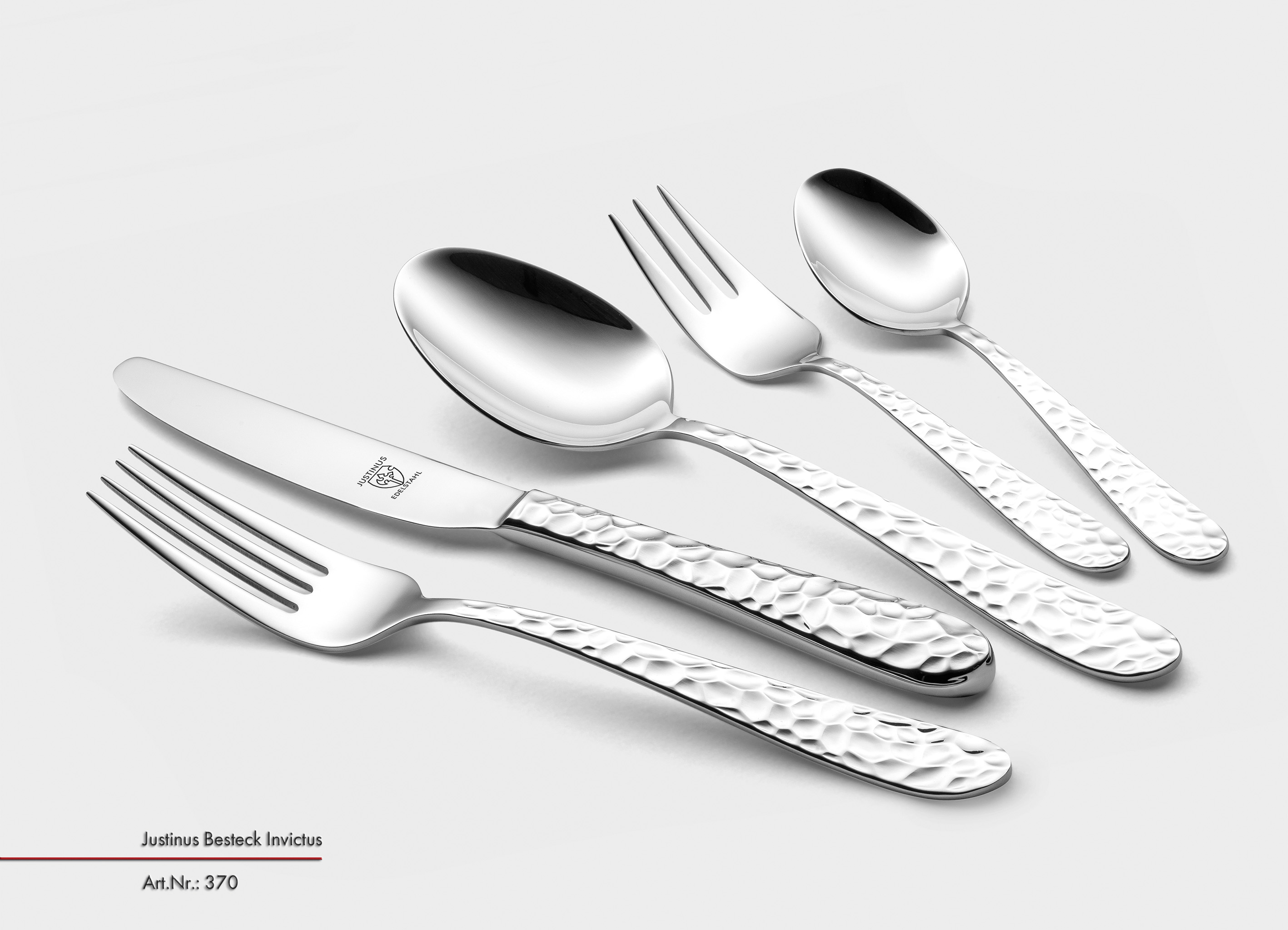 Invictus set di posate da 30 pezzi in acciaio inox argento