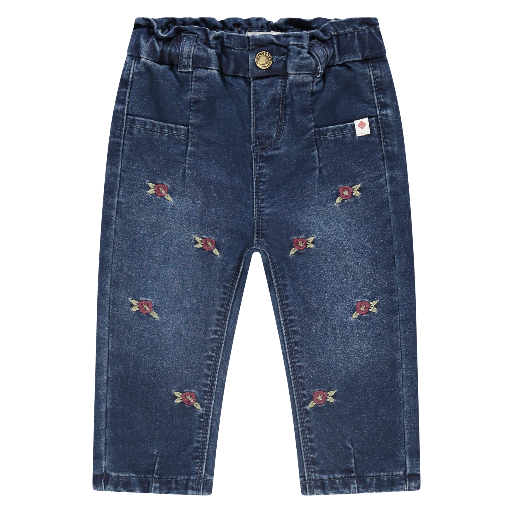 Pantaloni Baby Babyface blu cotone poliestere elastan
