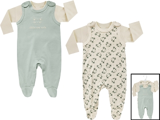 Pagliaccetti Spiss verde beige nero cotone