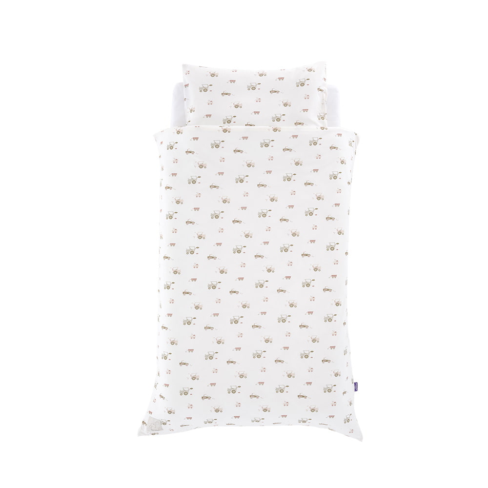 Biancheria da letto in tessuto bianco Little Farm