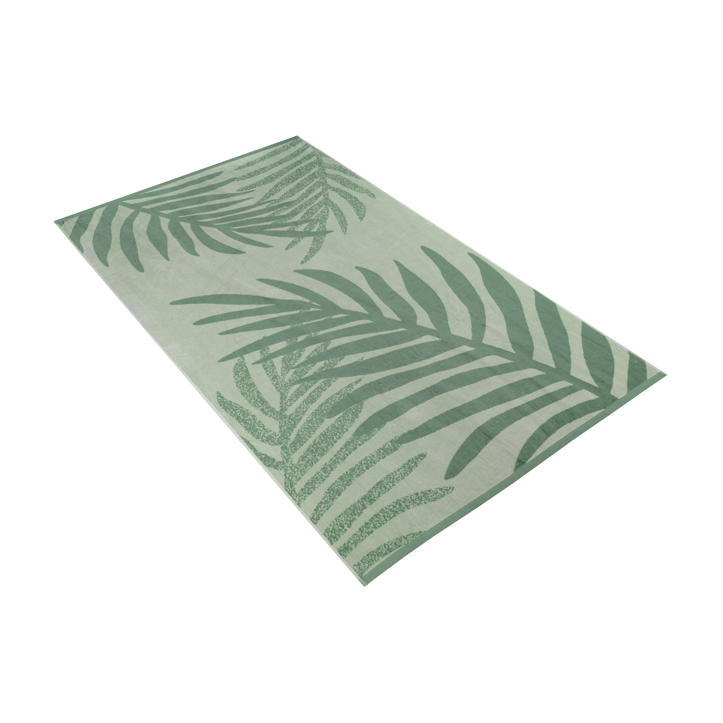 Strandtuch Palm Paradise grün Baumwolle