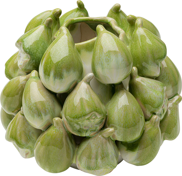 Vase Fichi grün Steinzeug