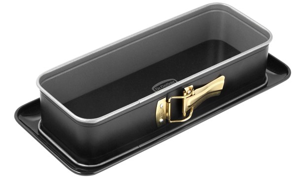 Teglia per torte a forma di molla idea creativa vassoio nero