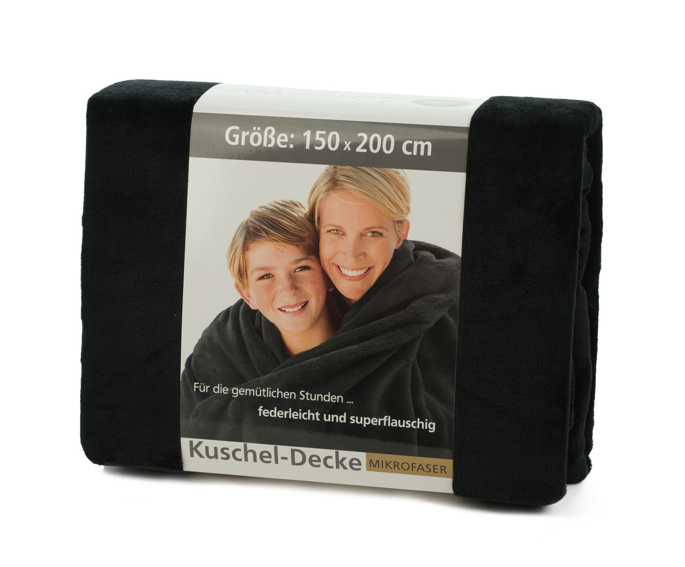 Coperta nera 150x200