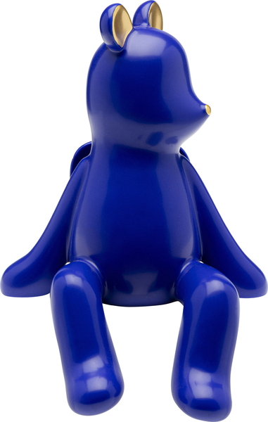 Deko Figur leer blau