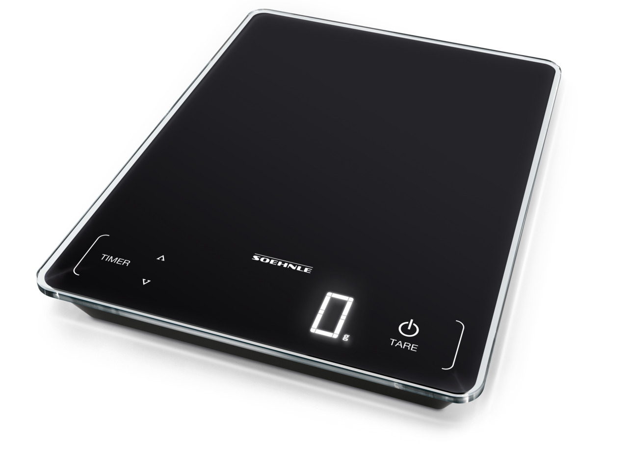 Digitale Küchenwaage Page Profi 100 schwarz Glas