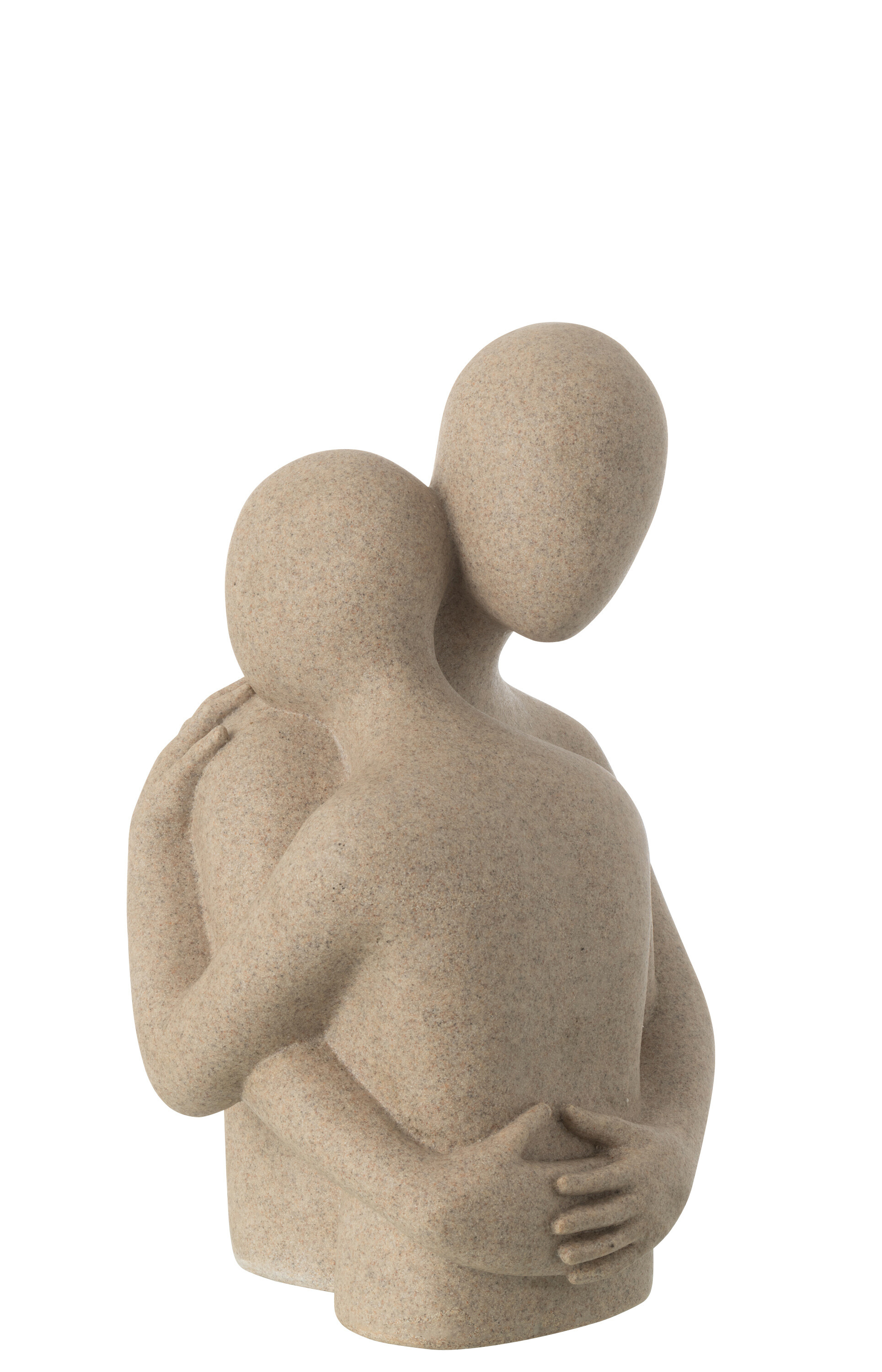 Büste Paar Kuschelnd beige Polyresin
