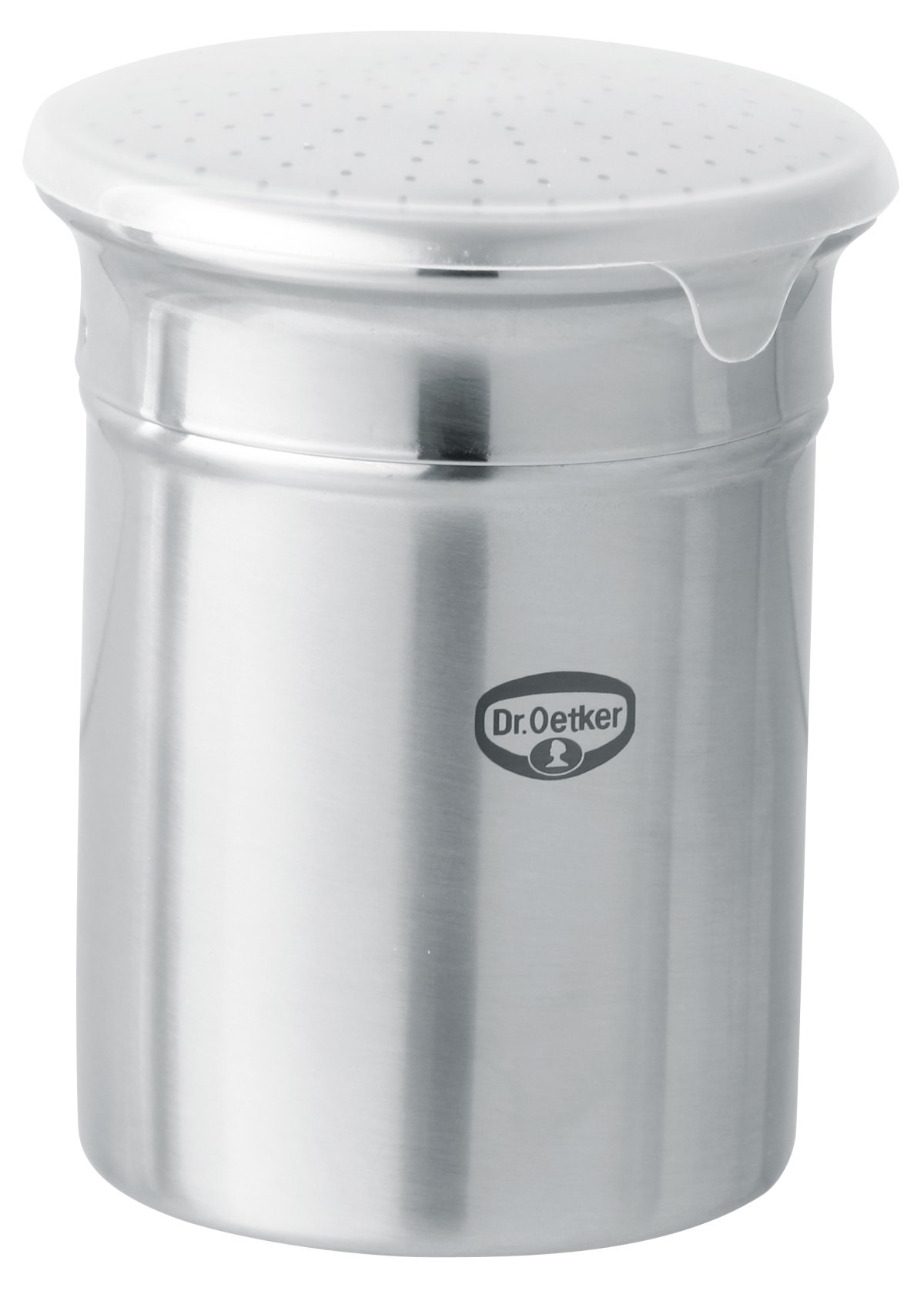 Puderzuckerstreuer Profi silber Edelstahl - 18/10 / AISI 304