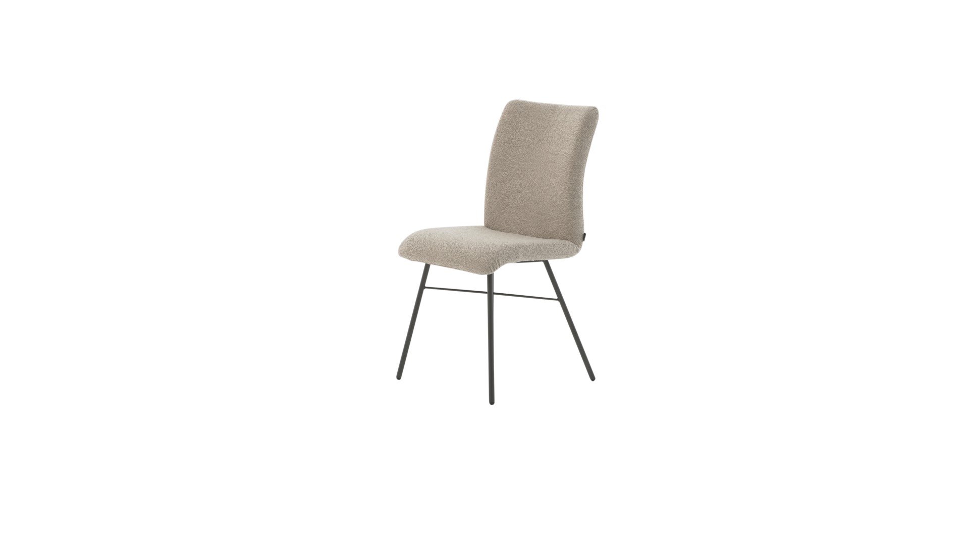 Sedia Interliving 5115 tessuto beige