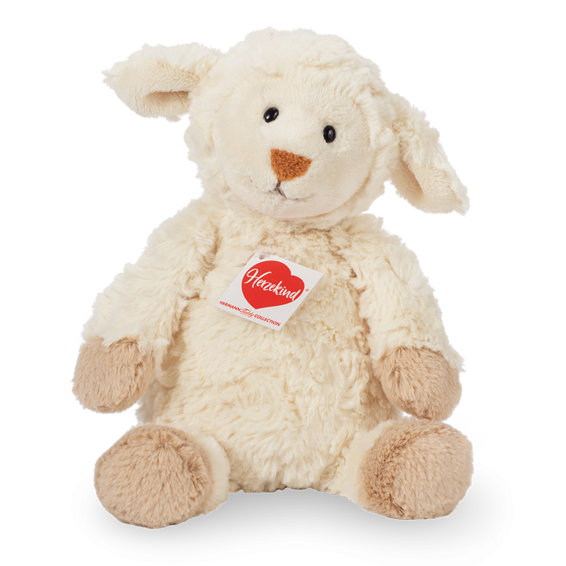Kuscheltier Schäfchen Hermann Teddy Original weiß Polyester