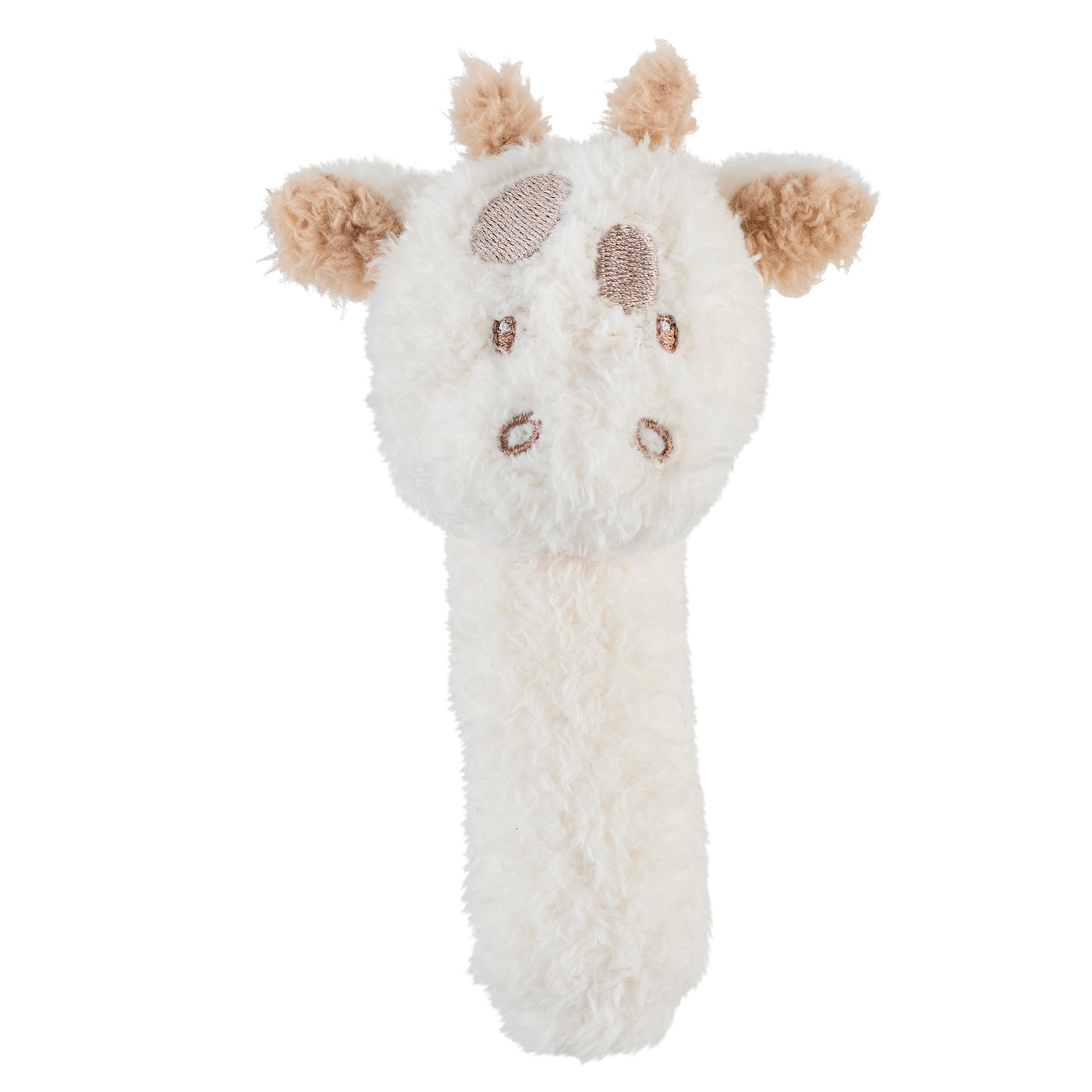 Rassel Teddy weiß polyester
