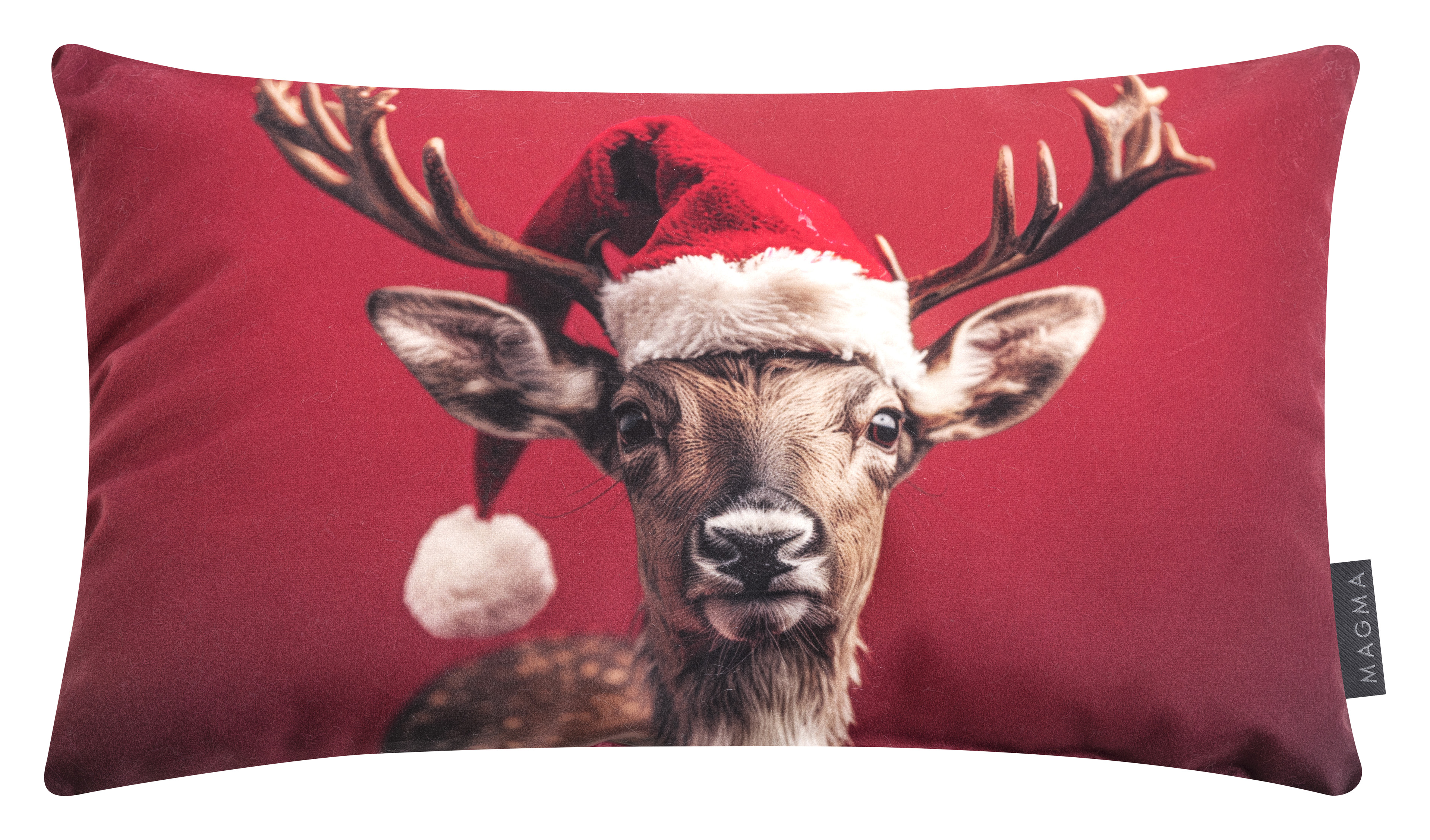 Kissen Xmas Dudes rot Polyester