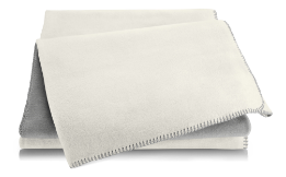 Wohndecke Interliving 9103 weiß hellgrau Stoff