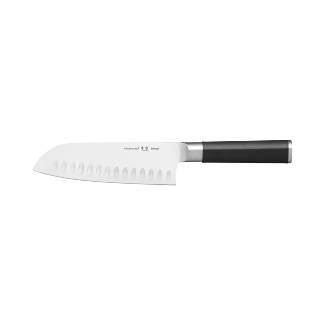 Messer Sensei schwarz Metall