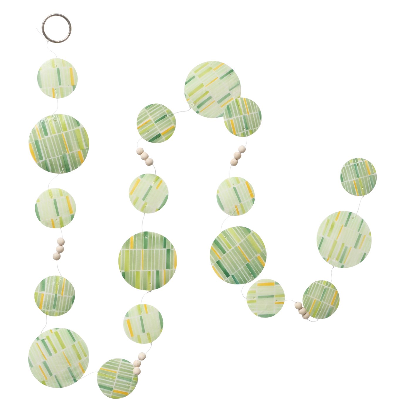 Girlande Glaze grün Eisen Nylon