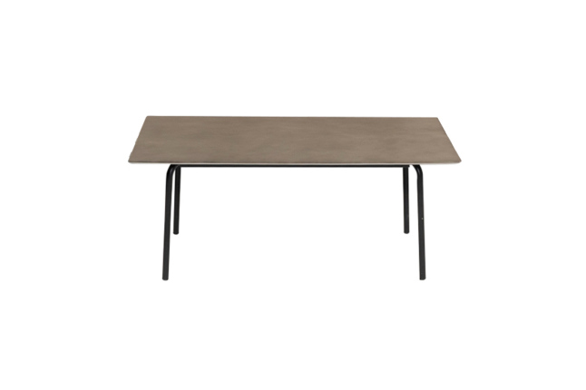 Outdoor Beistelltisch Rosery natur grau Zement Stahl