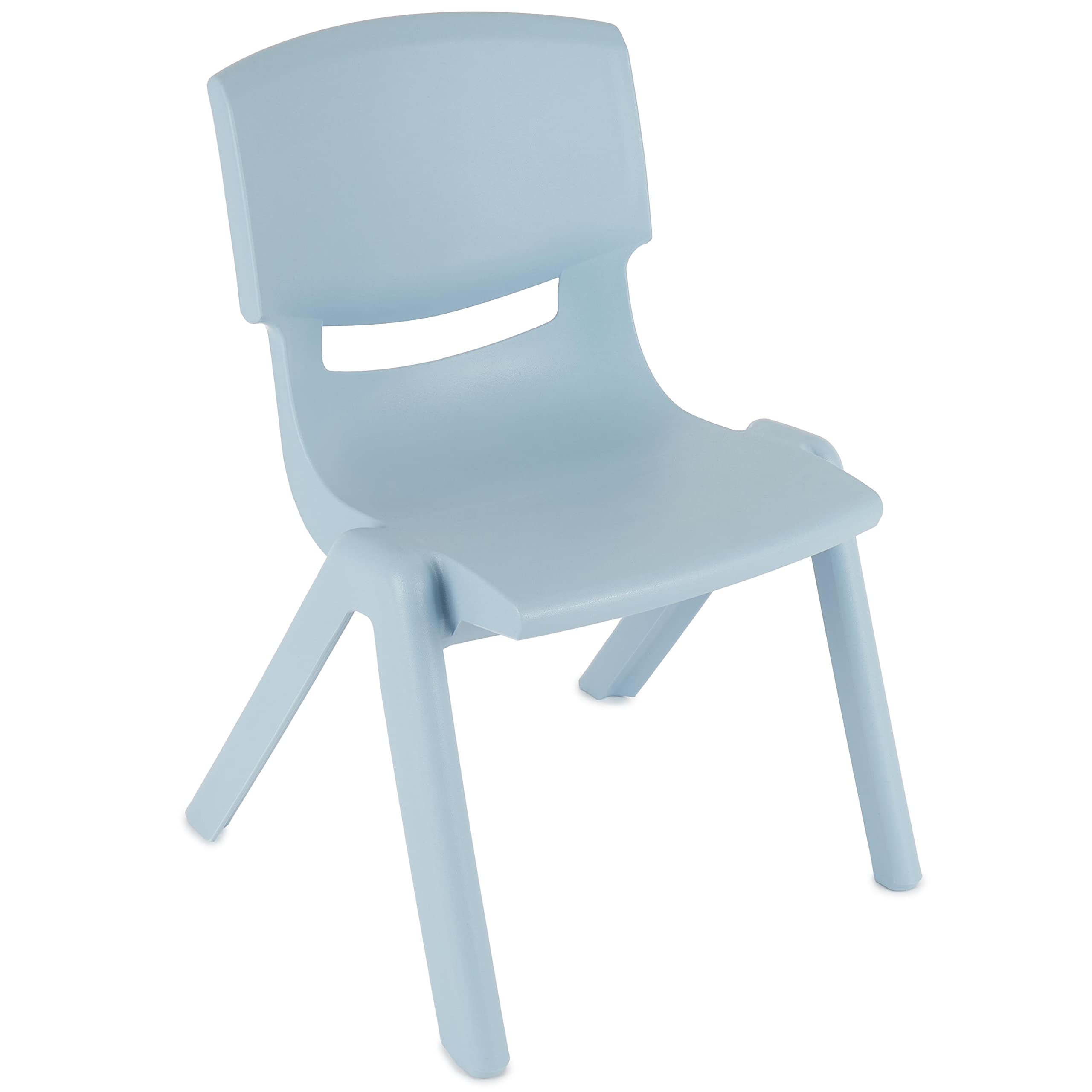 Sedia Bieco in polipropilene blu