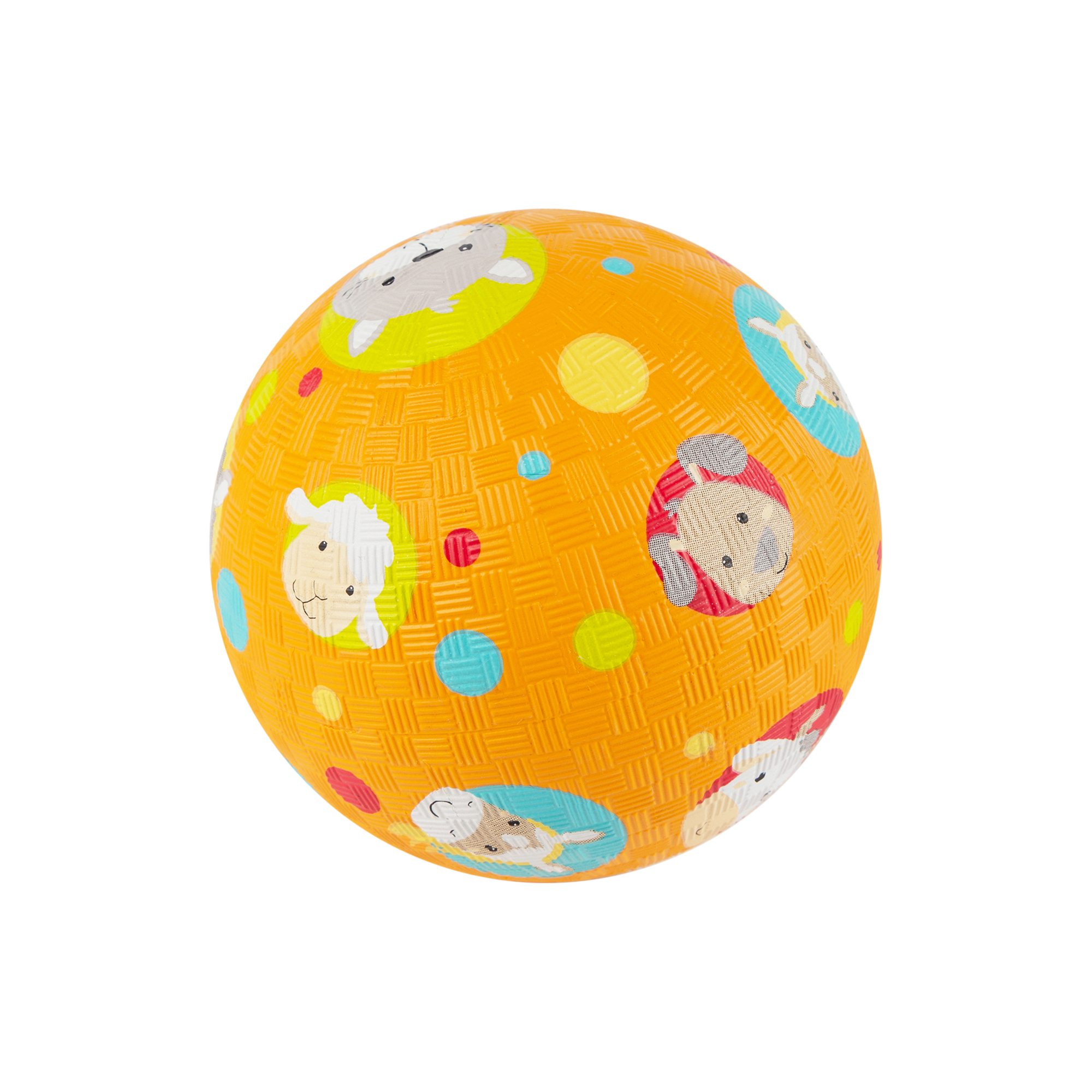 Kautschukball Konfetti orange