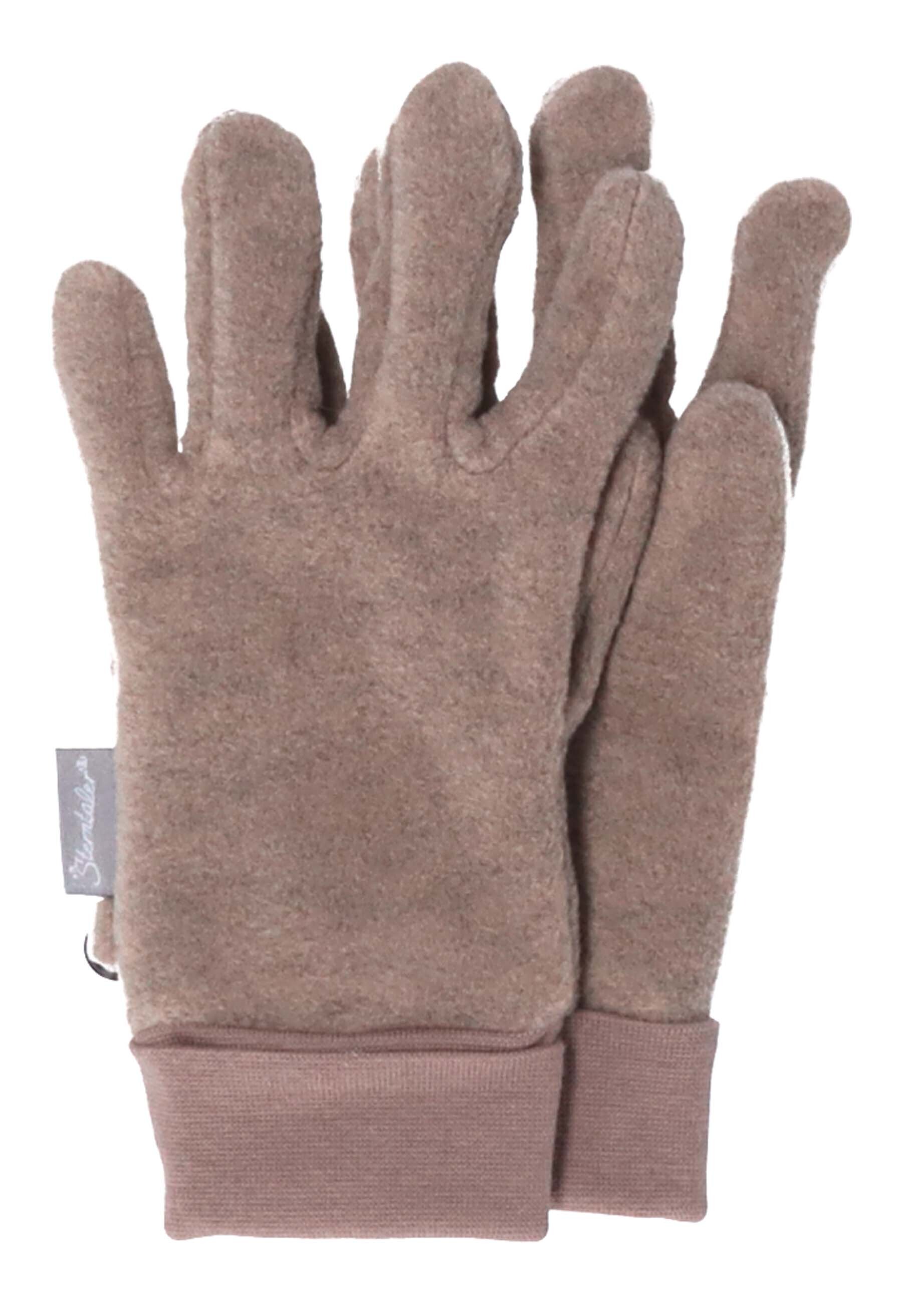 Fingerhandschuh braun mel. UNISEX