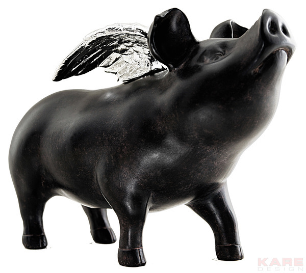 Spardose Rockstar schwarz Kunststoff