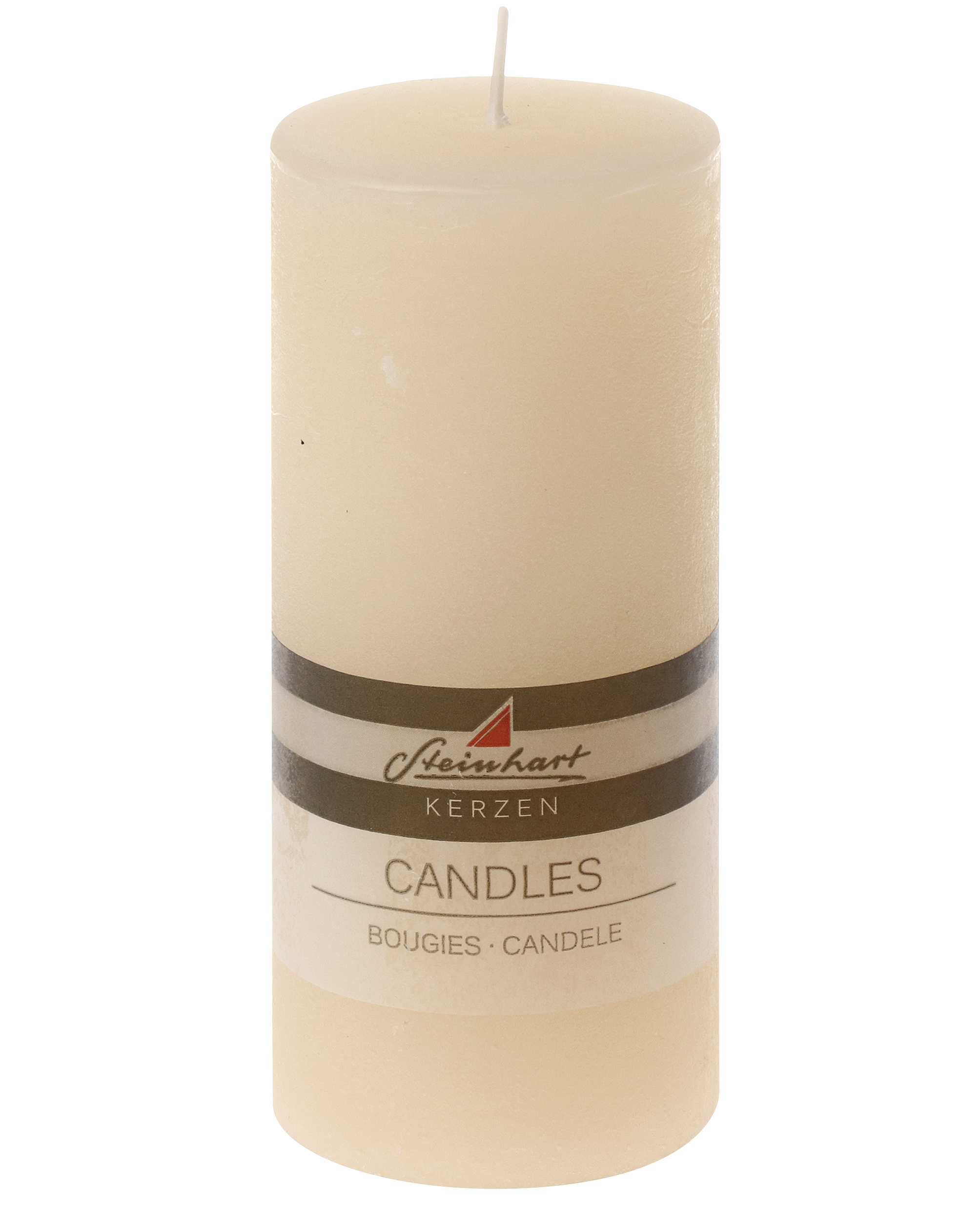 Candela brina di cera bianca