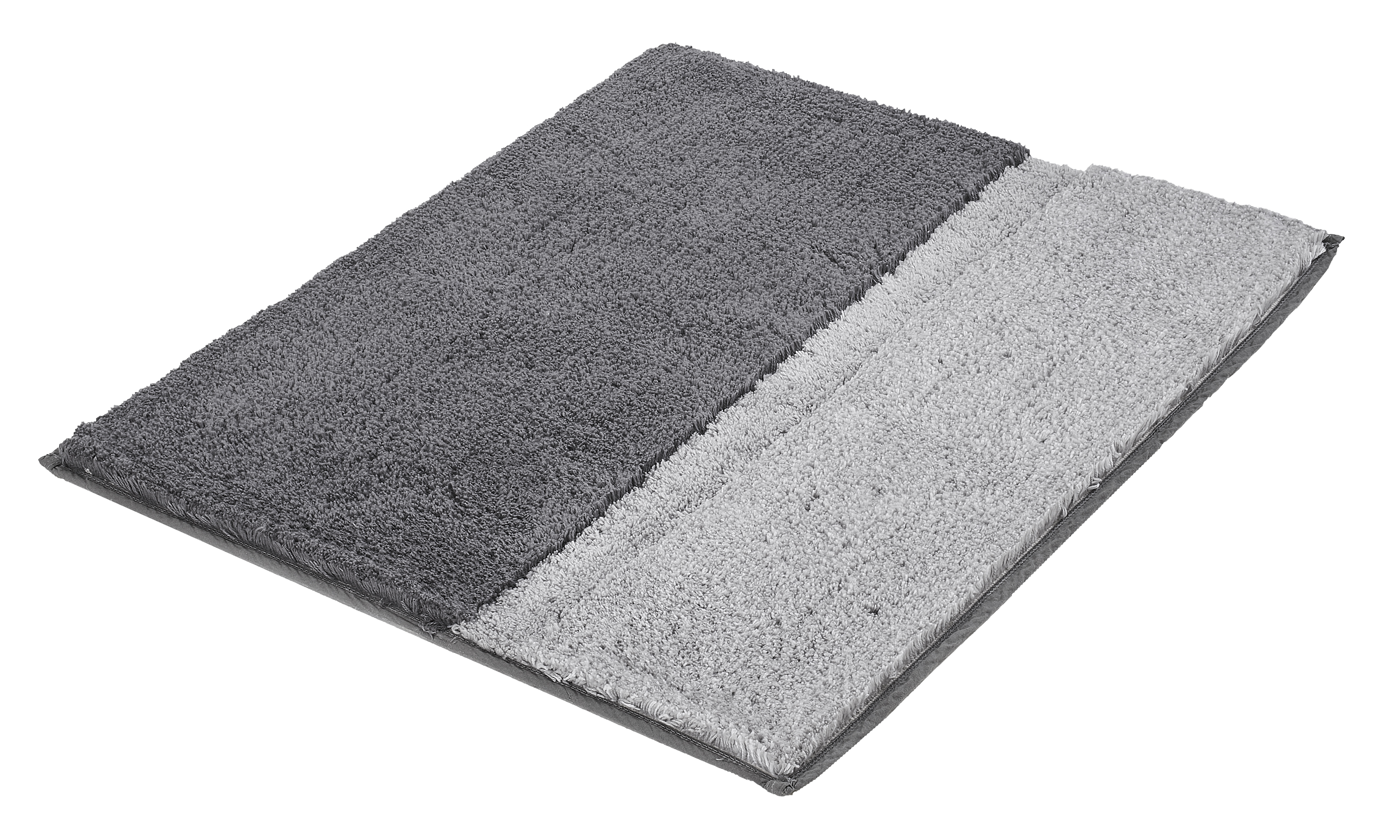 Badteppich Life grau Baumwolle