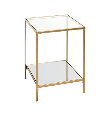 Beistelltisch Porto gold Stahl