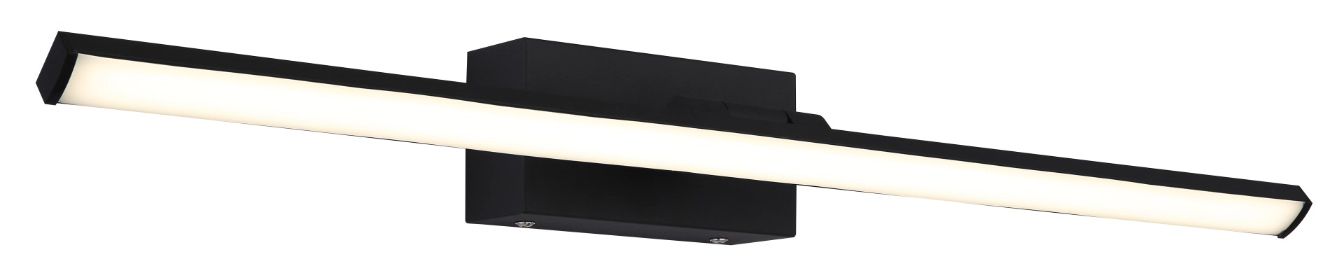 Wandleuchte Bennet schwarz Aluminium Kunststoff
