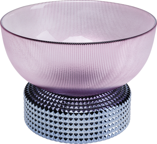 Vase Marvelous blau violett Glas