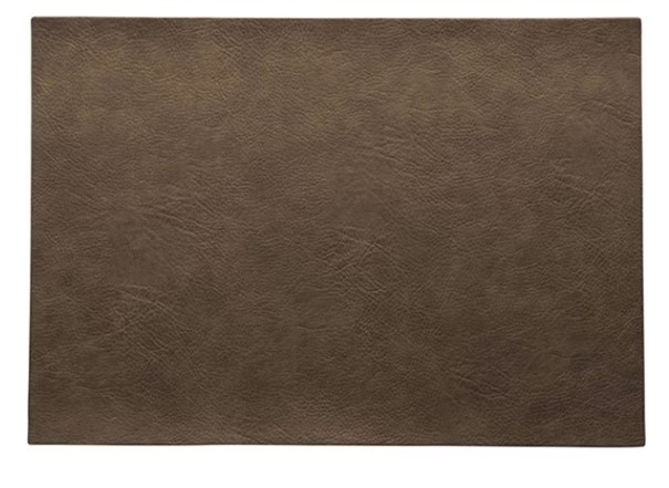 Tischset Vegan Leather braun PU