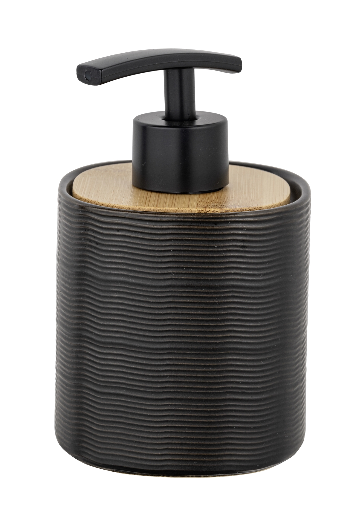 Distributore di sapone Zena in ceramica nera