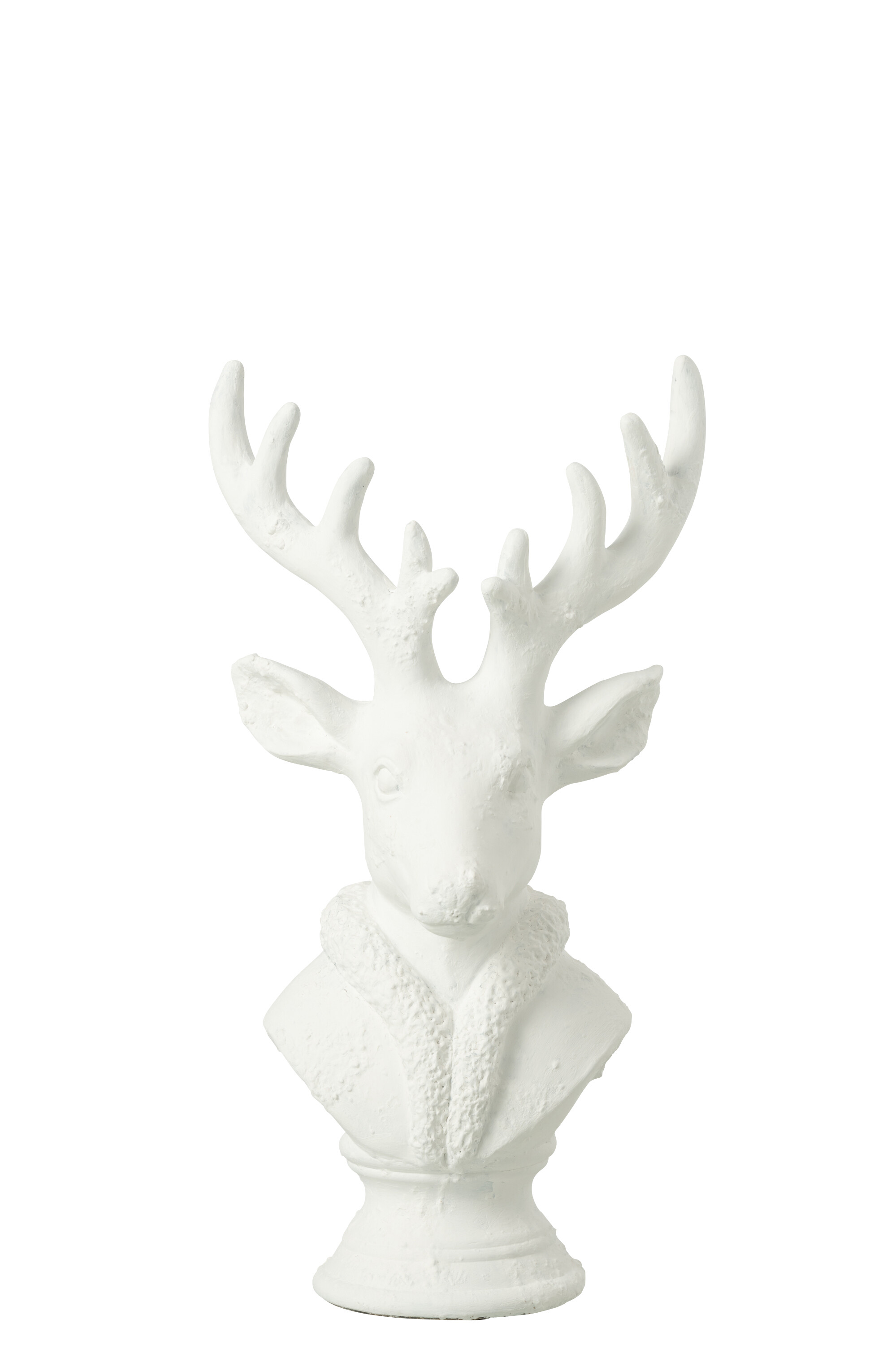 Dekofigur Hirsch Jolipa weiß Polyresin