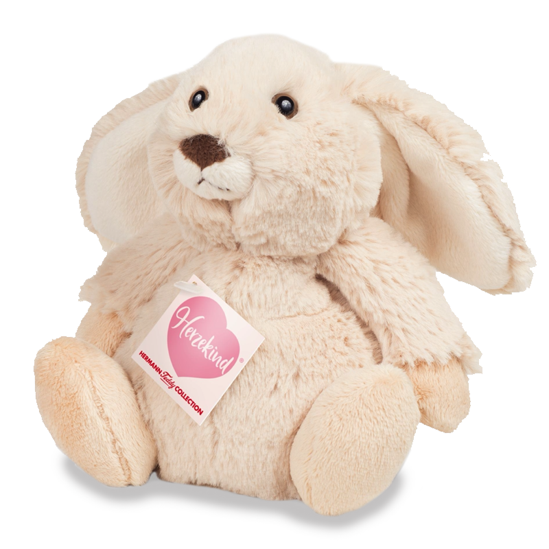 Kuscheltier Häschen Hermann Teddy Original beige Polyester