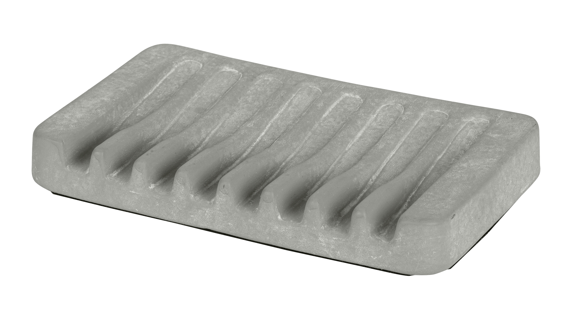Portasapone Londa in ceramica grigia