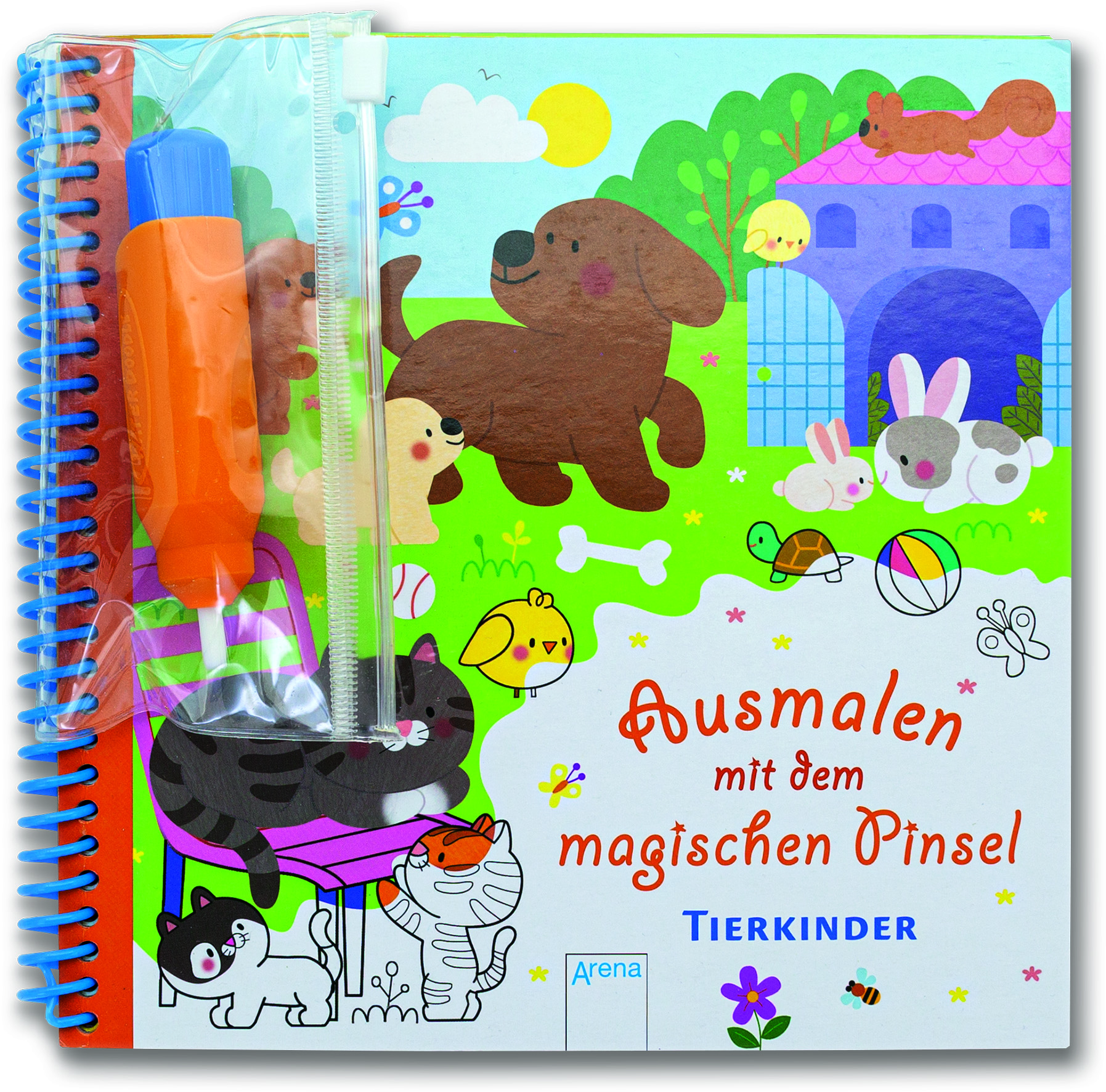 Libro illustrato animali bambini cartone multicolore