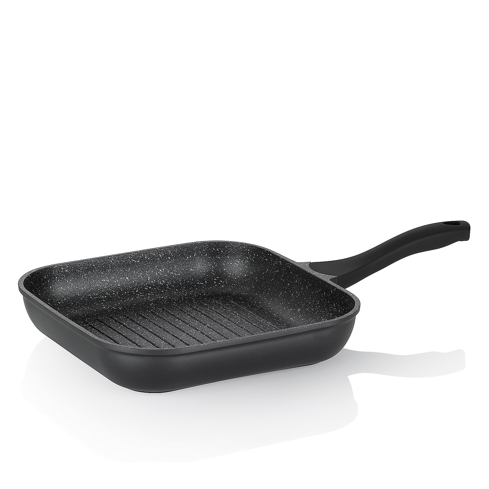 Grilleckpfanne Stella Nova schwarz Aluguss