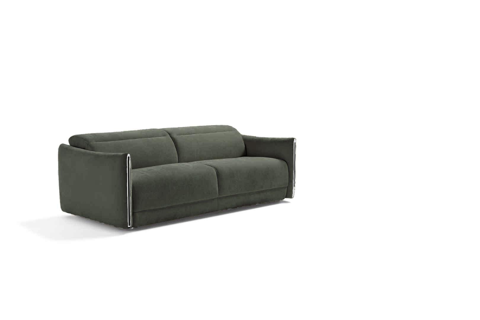 Schlafsofa Fox grün Stoff