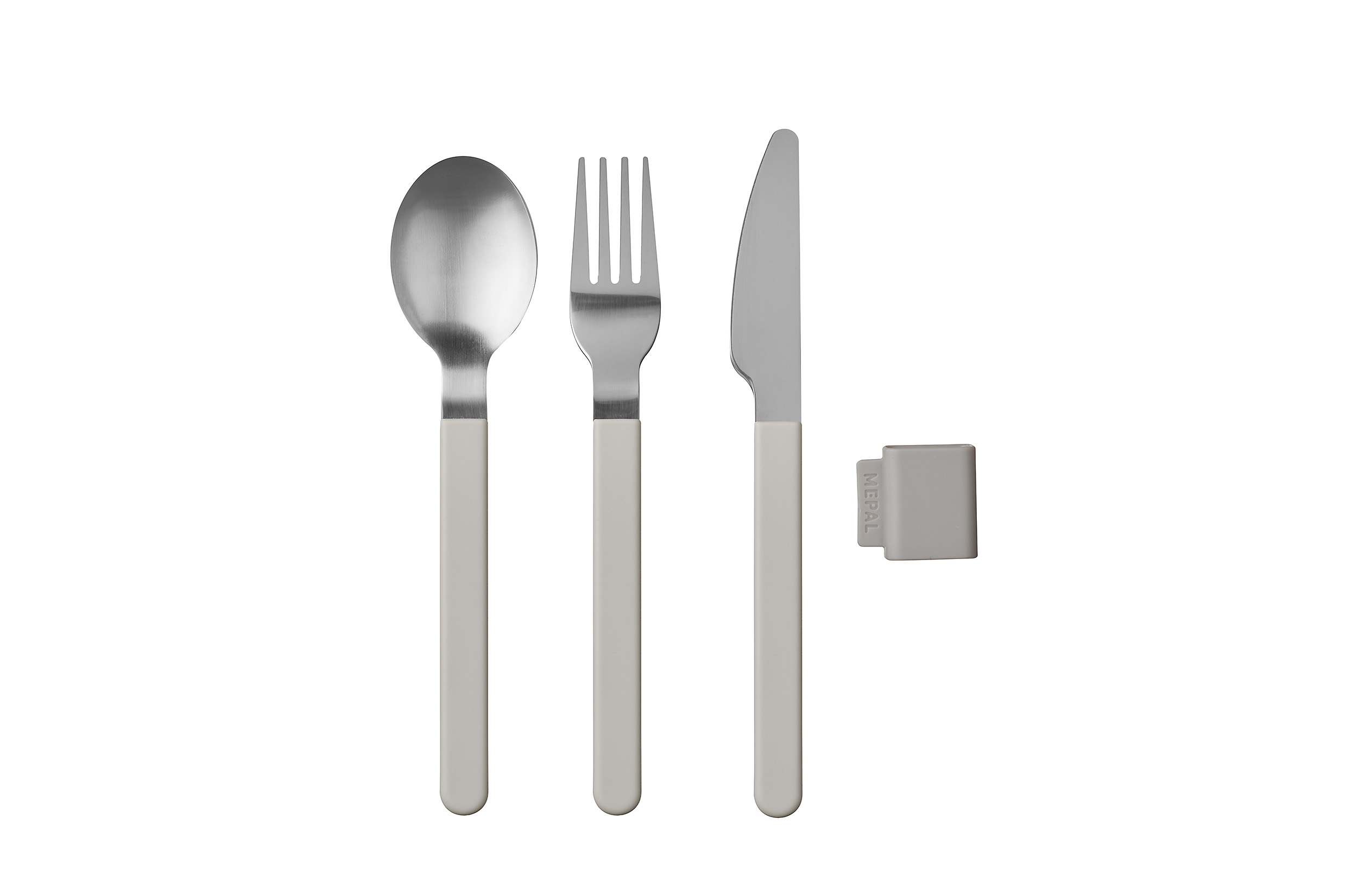 Besteckset Silueta 3-tlg. nordic white