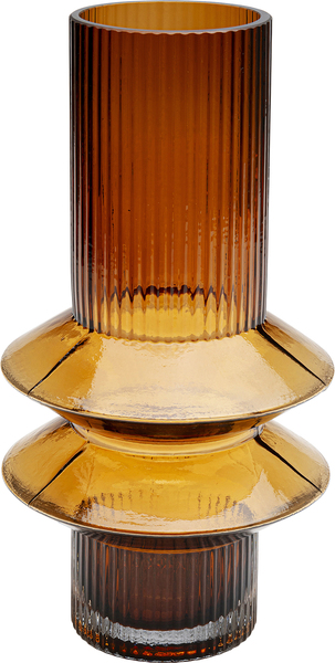 Vase Earthy braun Glas
