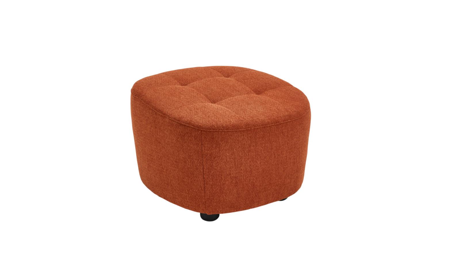 Hocker SE52 orange Stoff