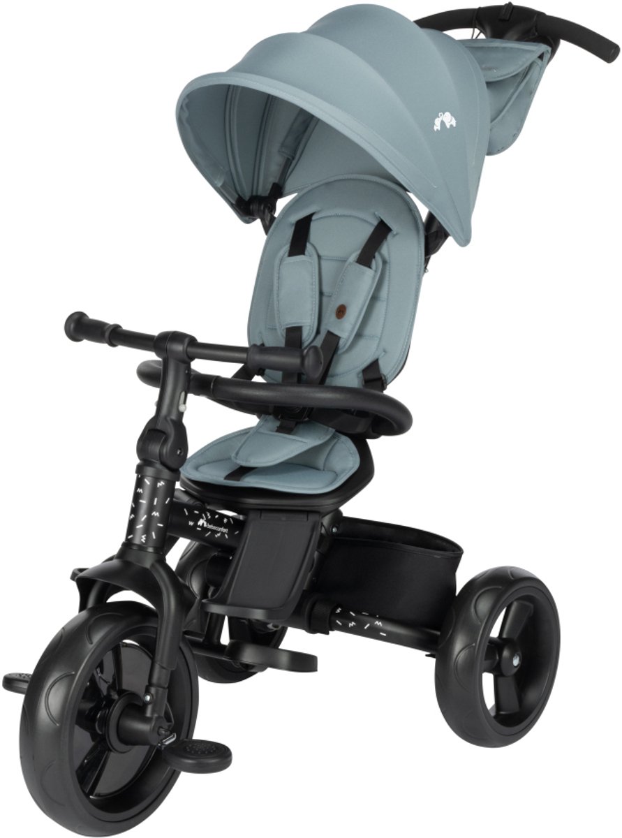 Kinderwagen Dreirad Windy blau Aluminium Kunststoff Polyester