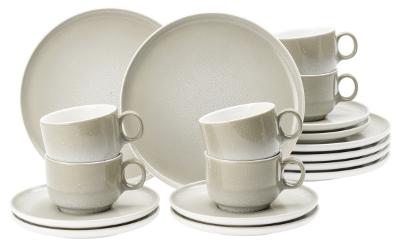 Kaffeeservice Sento Aura weiß Porzellan