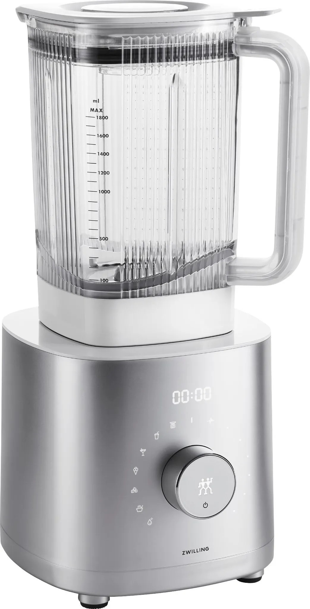 Hochleistungsstandmixer Enfinigy Pro silber Edelstahl Kunststoff Tritan
