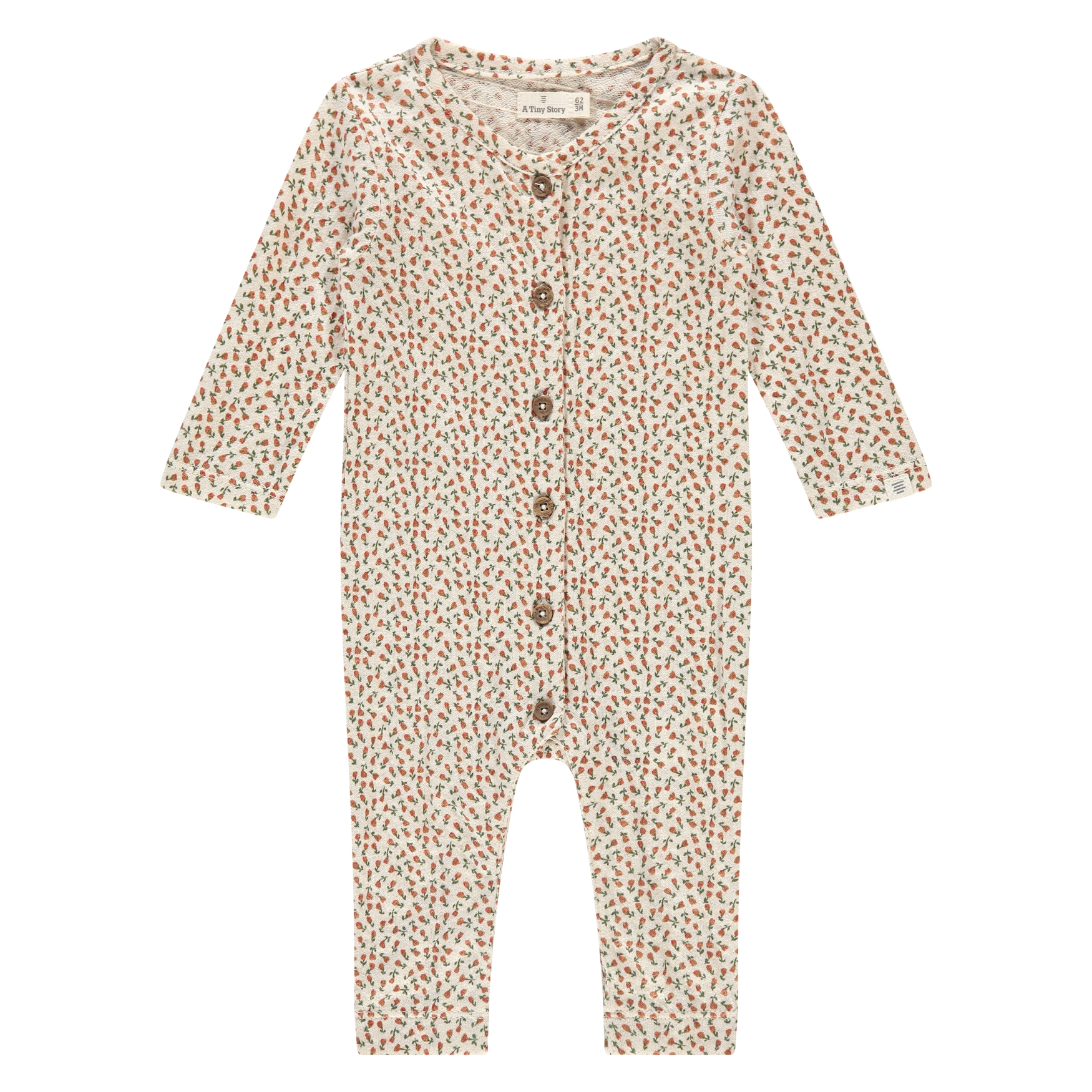 Tutina per neonato A Tiny Story bianco cotone modal spandex