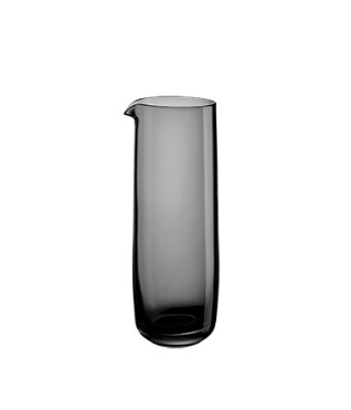 Caraffa Sarabi in vetro lucido grigio